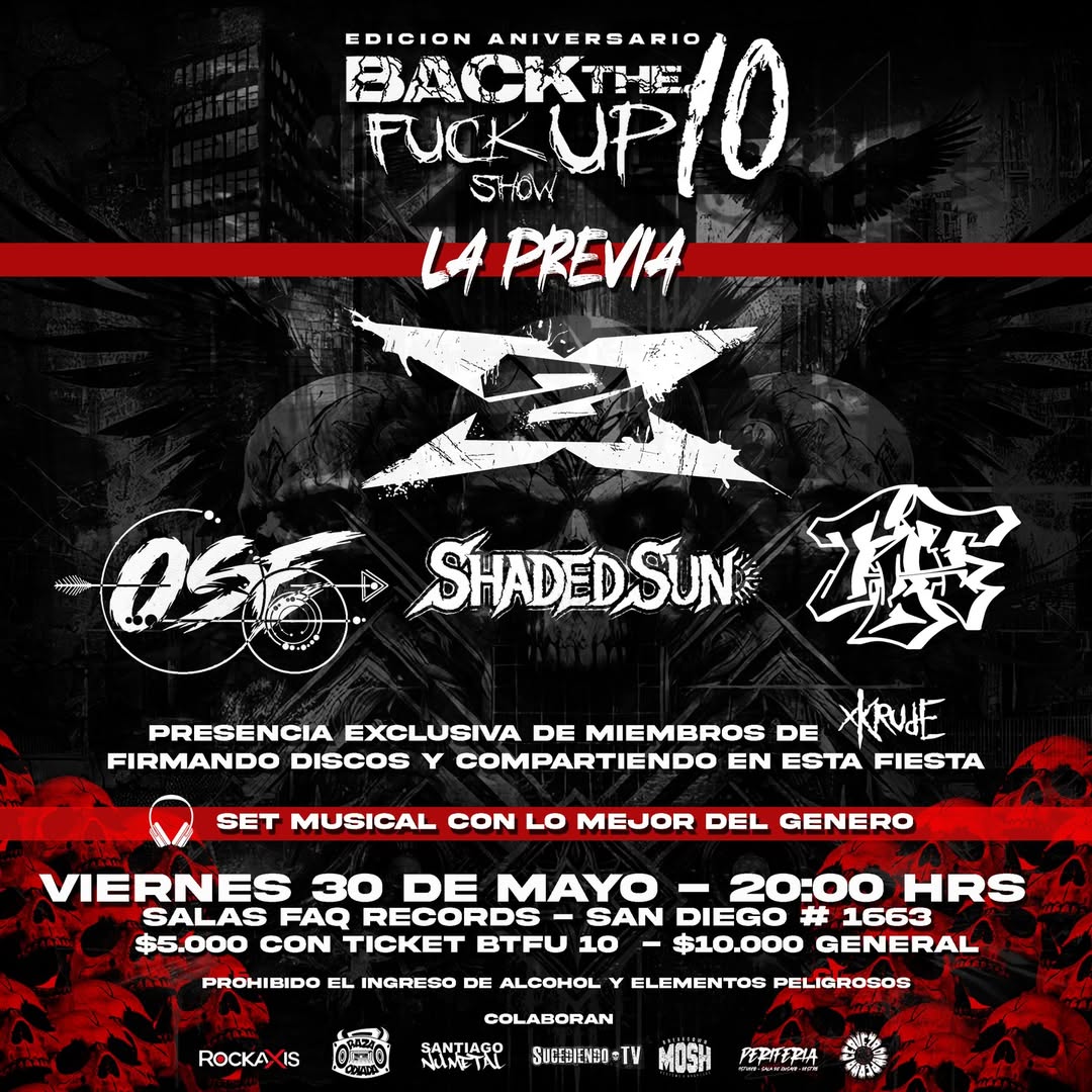 Back the Fuck Up anuncia su décima edición